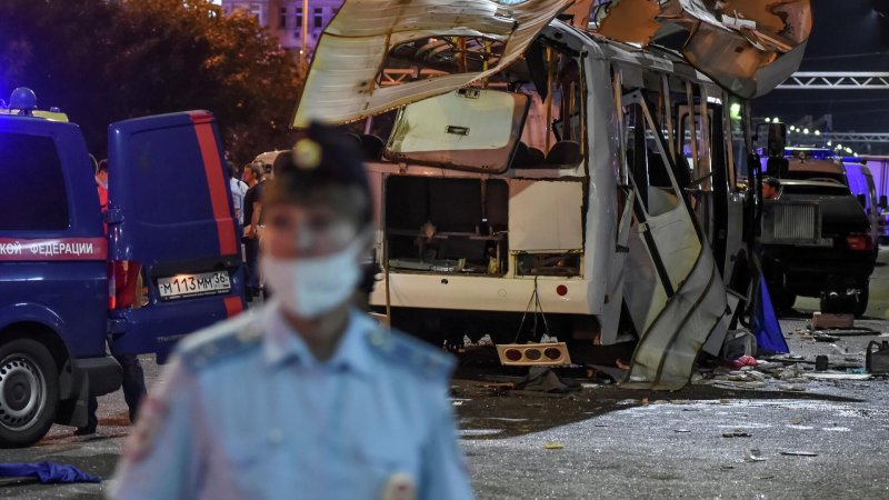 Взрыв автобуса в Воронеже 12 августа 2021 года