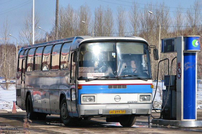 Автобус санос Омск