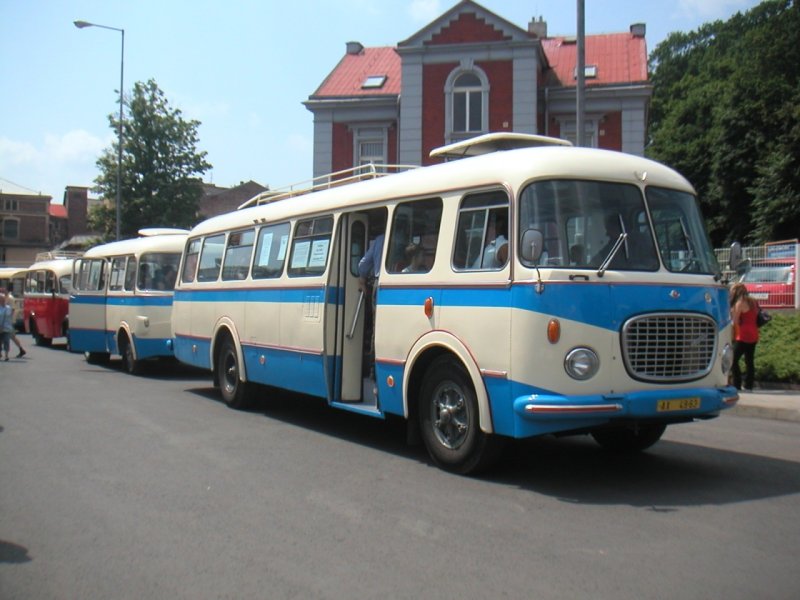 ЛАЗ-695н бело синий рейсовый