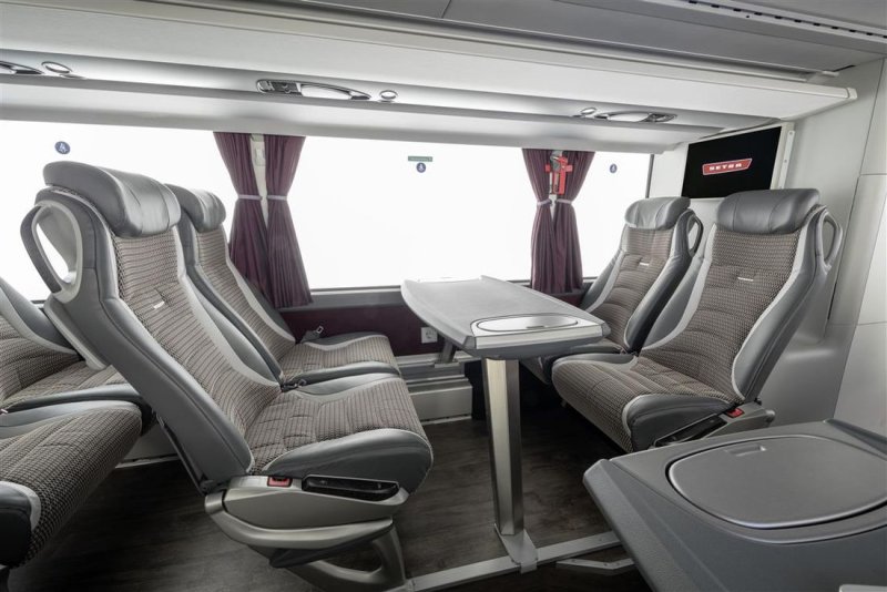 Setra s250 салон