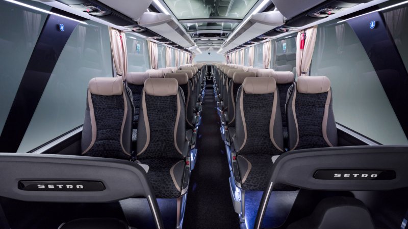 Setra s317 салон