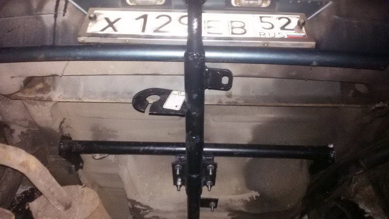 Крепление фаркопа на ВАЗ 2115