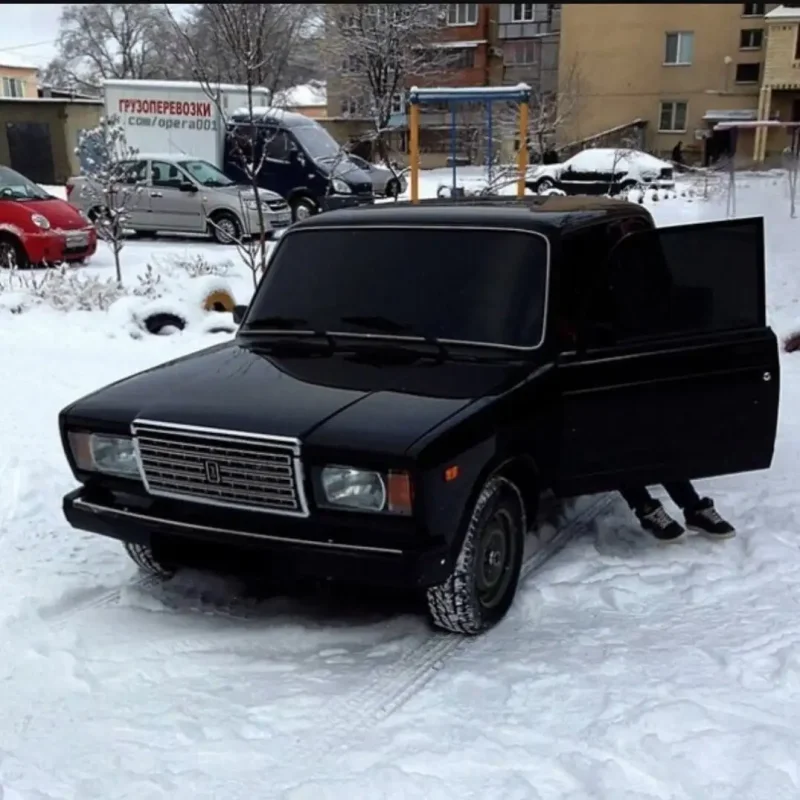 Черная тонированная семерка фото