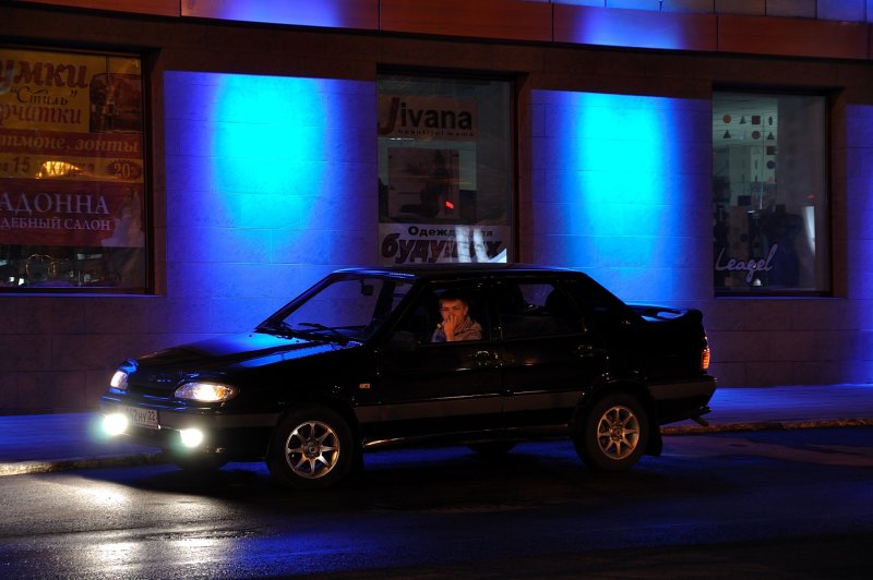 Ночная ВАЗ 2115
