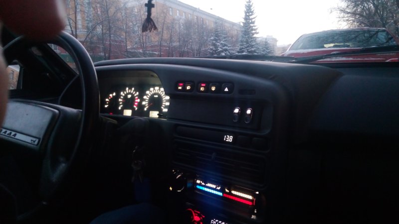 Пересвет салона ВАЗ 2114