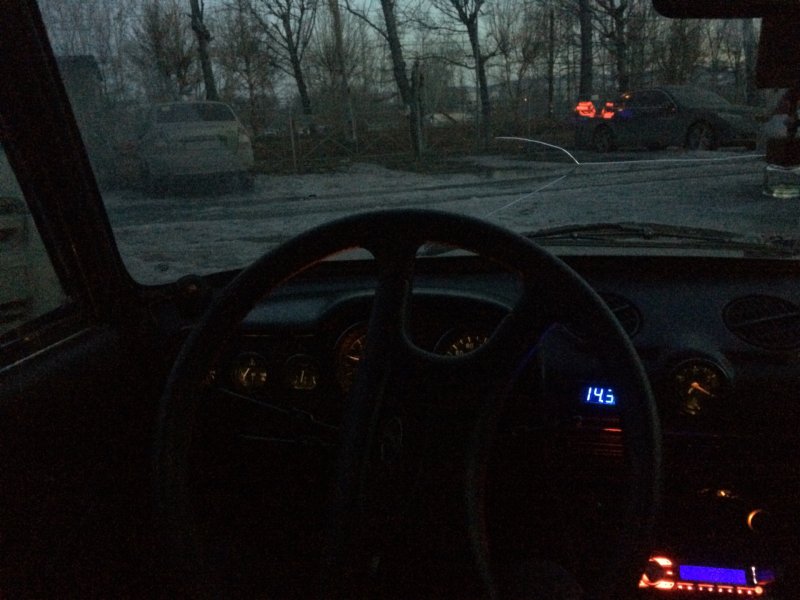 ВАЗ 2106 зима ночь