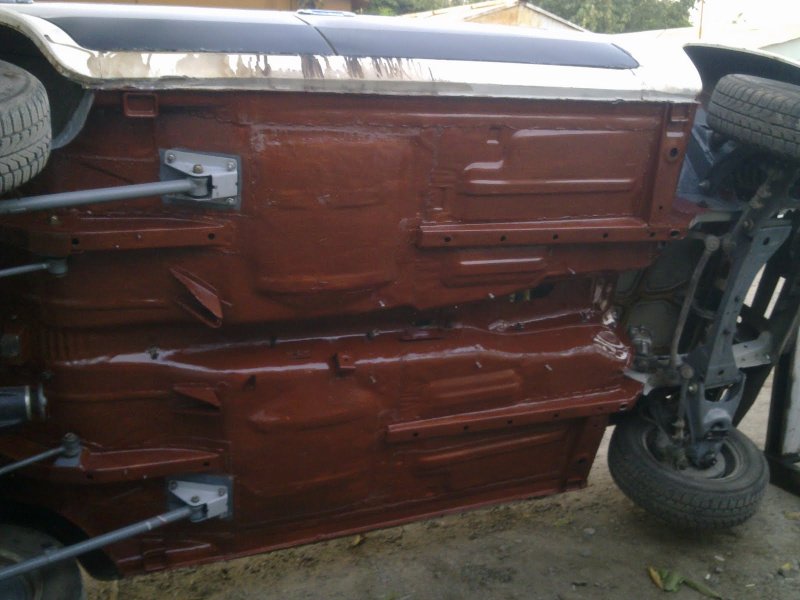 Днище ВАЗ 2107 снизу