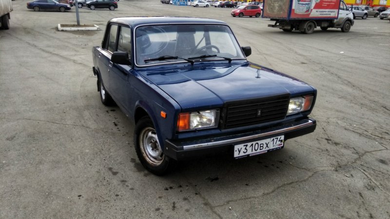 ВАЗ 2107 цвет индиго