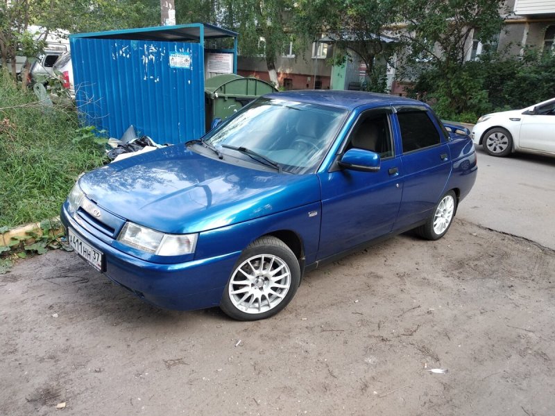 Лада 2110 синяя