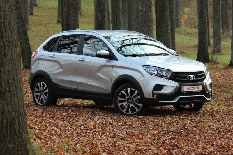 Лада Икс Рей кросс 2021 синяя