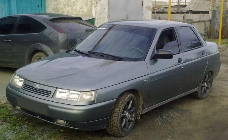 Лада 2110 серо зеленый