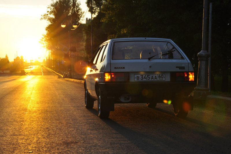 ВАЗ 2108 ночью