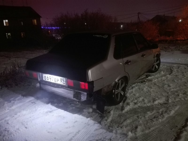 ВАЗ 21099 Снежка зимой