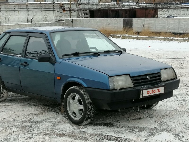 ВАЗ 21099 серо-зеленый