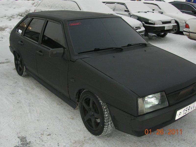 ВАЗ 2109 черная матовая
