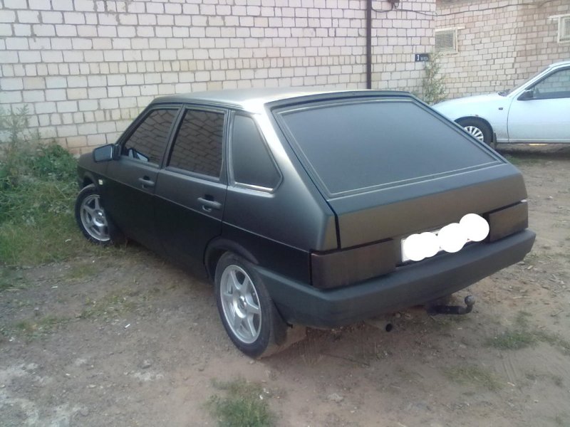 ВАЗ 2109 черная матовая