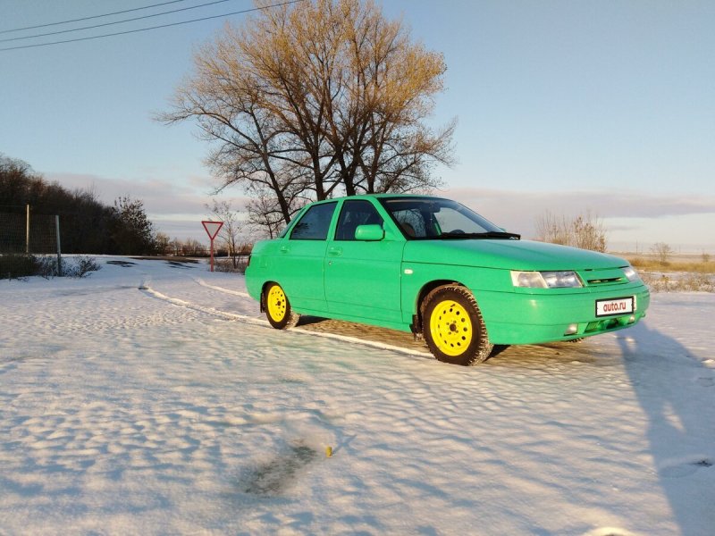 Лада 2110 зеленая