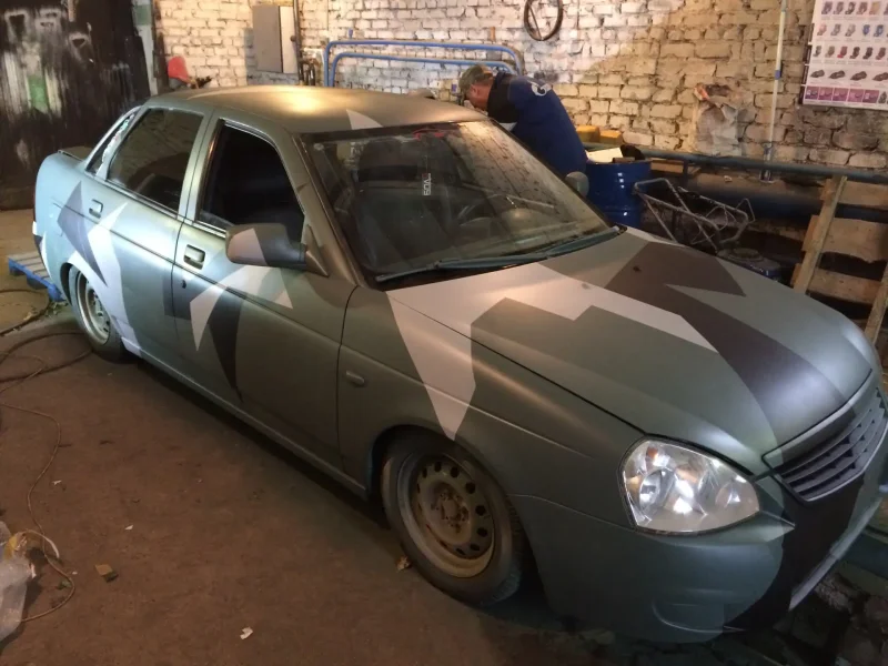 ВАЗ 2112 купе камуфляжная