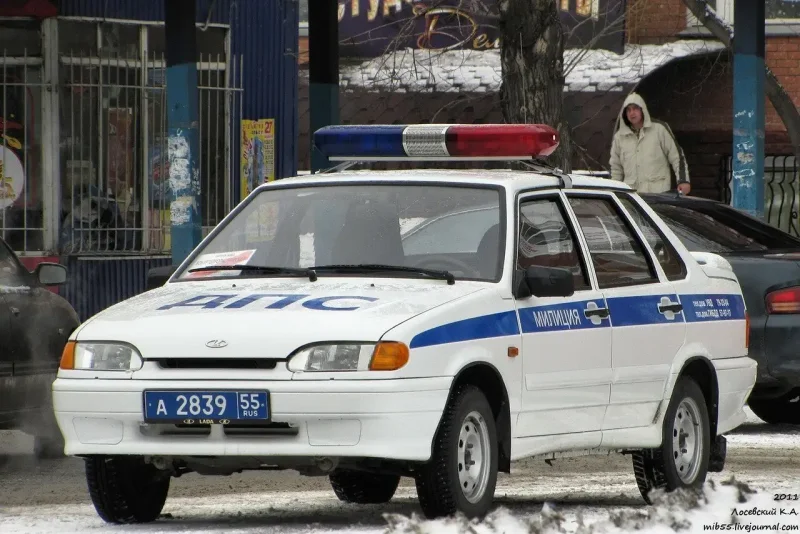 Полицейская Лада 2115
