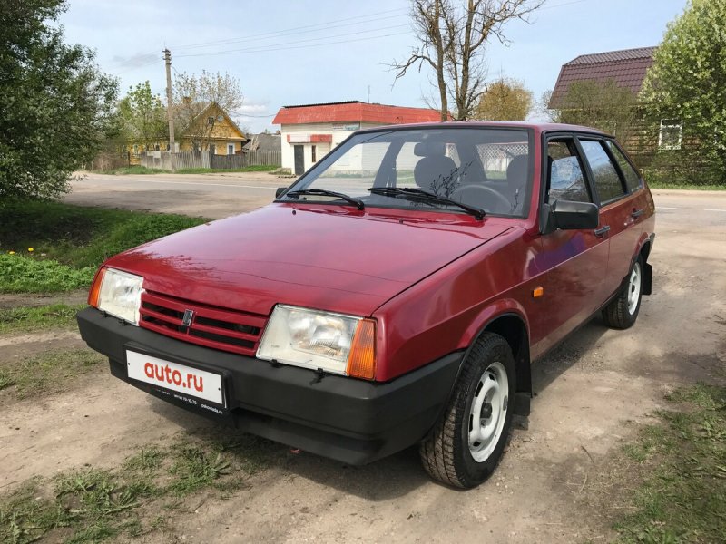 Лада 2109 бордовая
