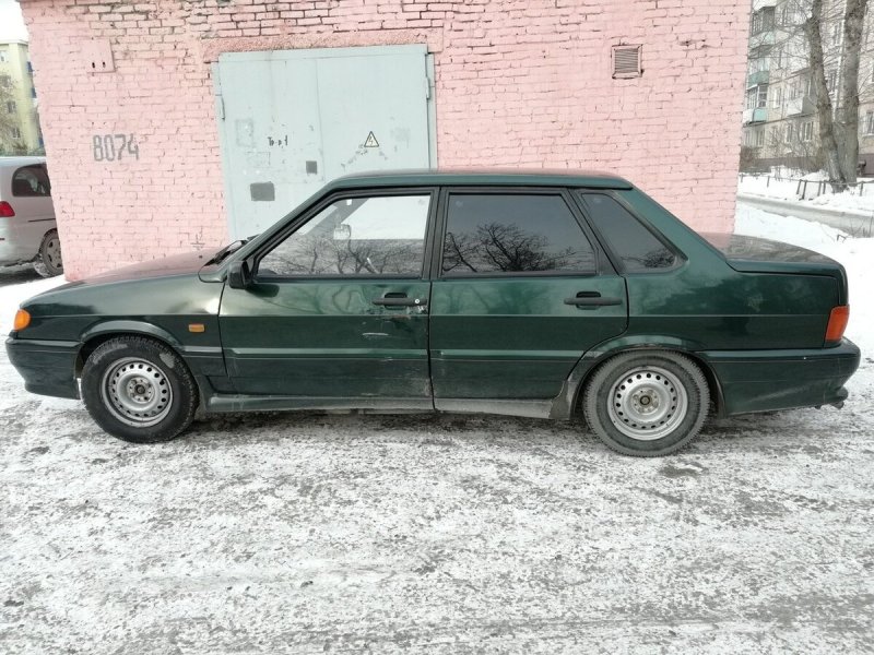 Лада 2115 зеленая
