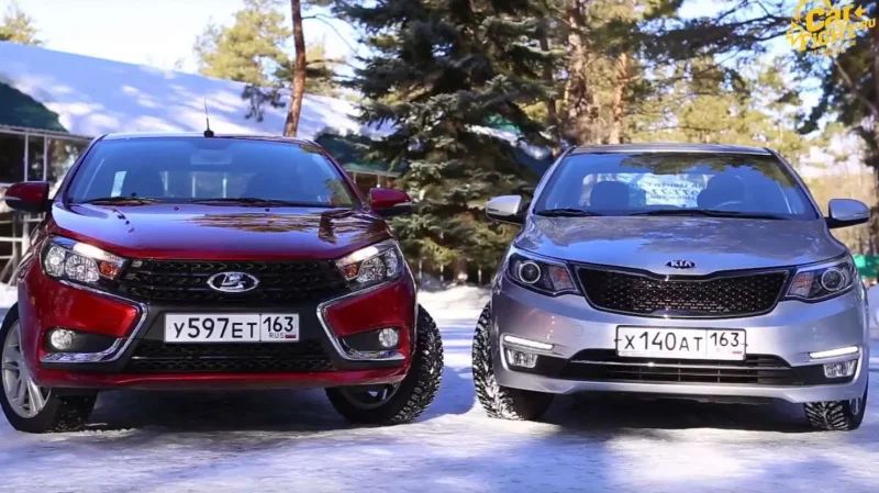 Lada Vesta vs Kia Rio