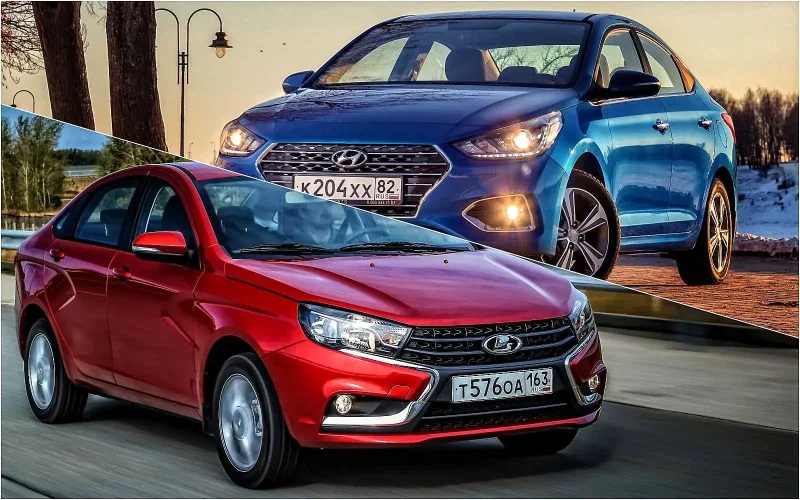 Hyundai Solaris vs Lada Vesta