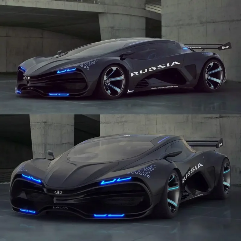 Lada Raven 3d модель