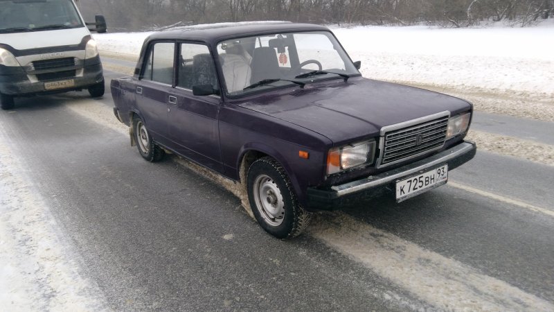 Лада 2107 баклажан
