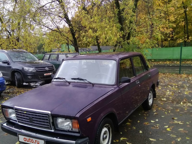 ВАЗ 2107 фиолетовая