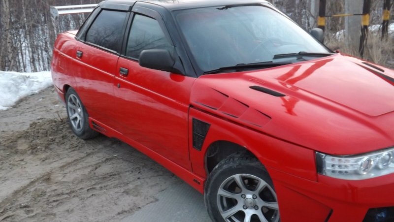 Лада 2110 красная
