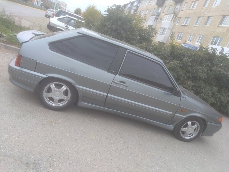 Лада 2113 с прицепом