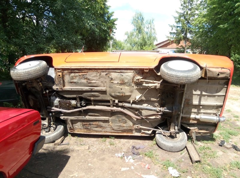 ВАЗ 2101 днище снизу