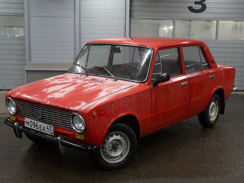 ВАЗ 2101, 1980 красная