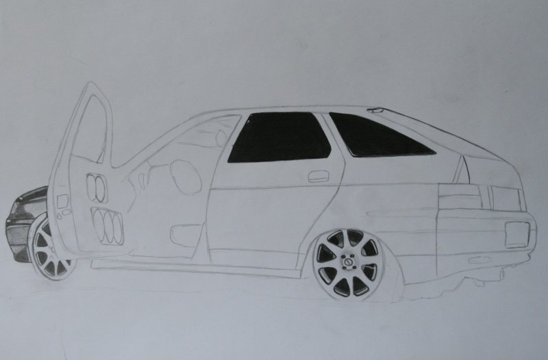 Эскизы обвеса на ВАЗ 2112