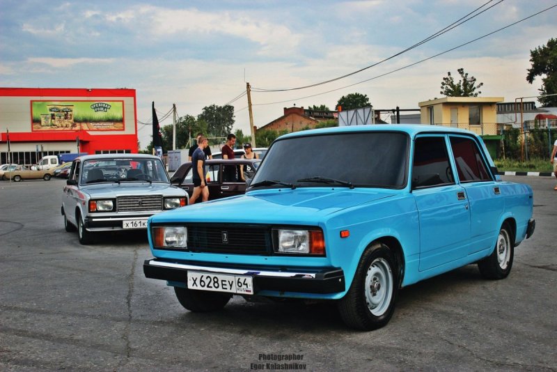 ВАЗ 2107 занижение -120