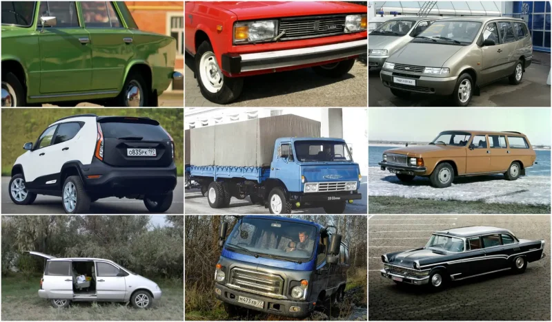 Марки русского автопрома
