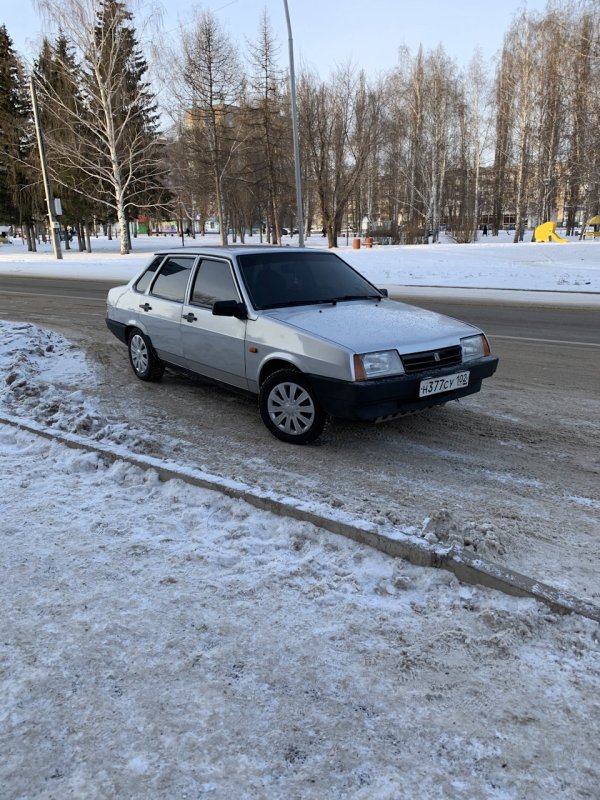 ВАЗ 2109 Снежка зимой