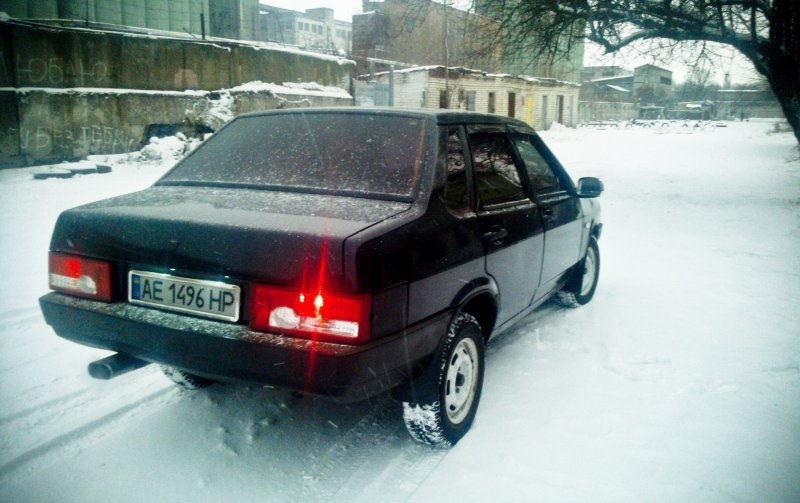 ВАЗ 2109 зимний дрифт