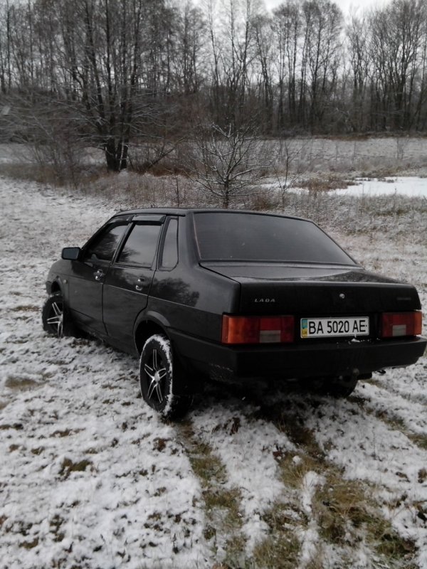 ВАЗ 2109 зимний дрифт