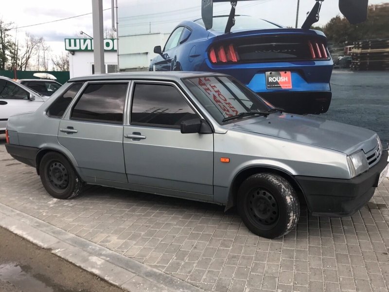 ВАЗ 21099 темно серая