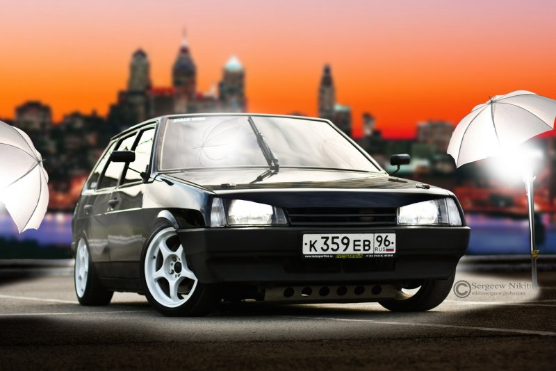 ВАЗ 2109 зеленая БПАН