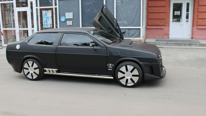 Купе ВАЗ 21099 черный