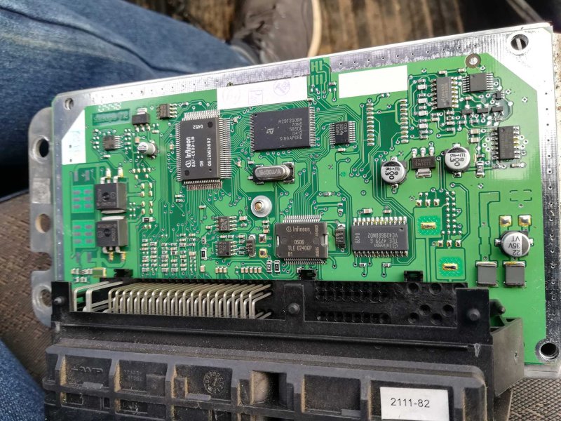 Плата блока ЭБУ ВАЗ 2114