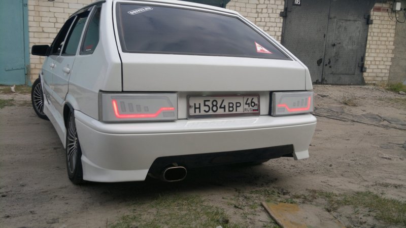 Задние фары на ВАЗ 2114 Ауди