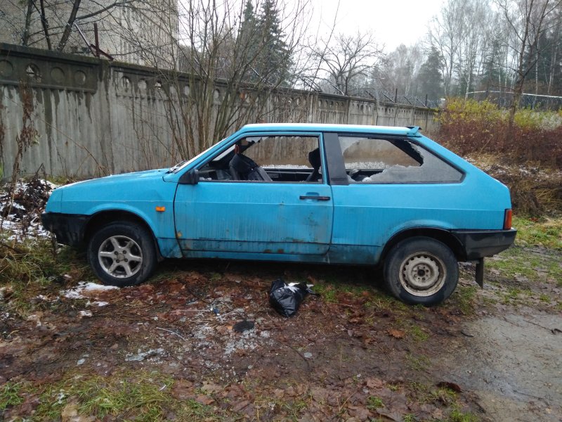 ВАЗ 21099 белая ржавая