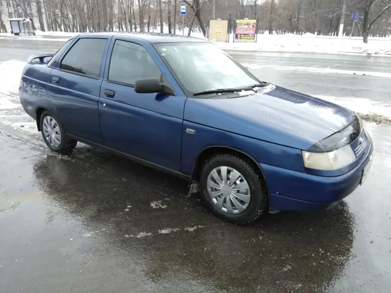 ВАЗ 2110 тёмно синий цвет