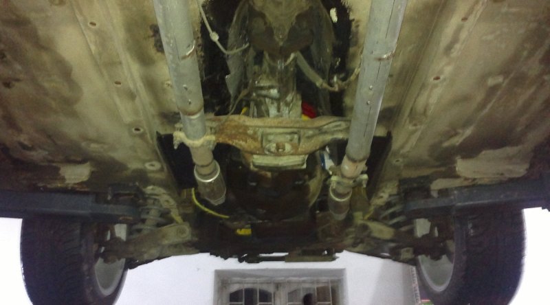 ВАЗ 2101 снизу