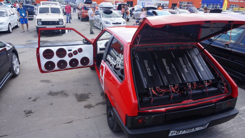 Автозвук ВАЗ 2108 альфард