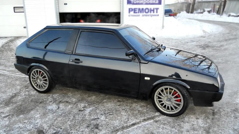 Вазь2108 заниженная белая